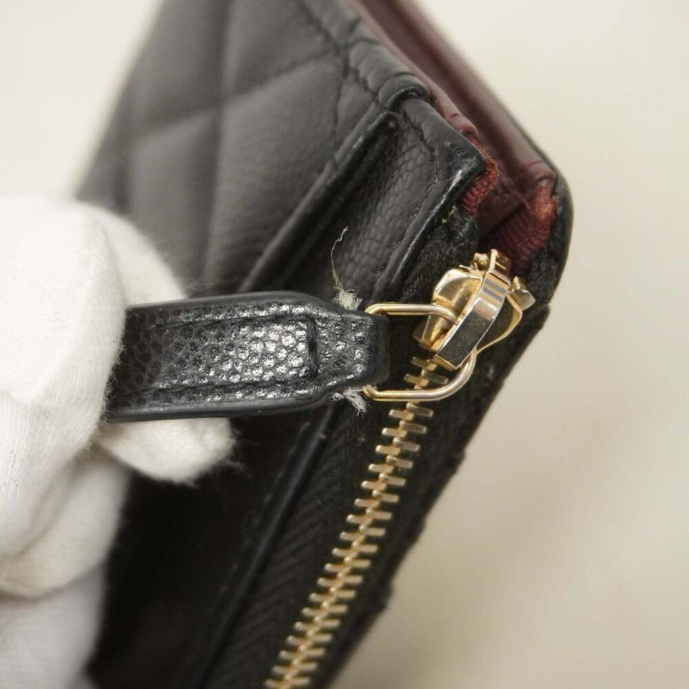 CHANEL Black Caviar Leather Wallet - Picture 6 of 8